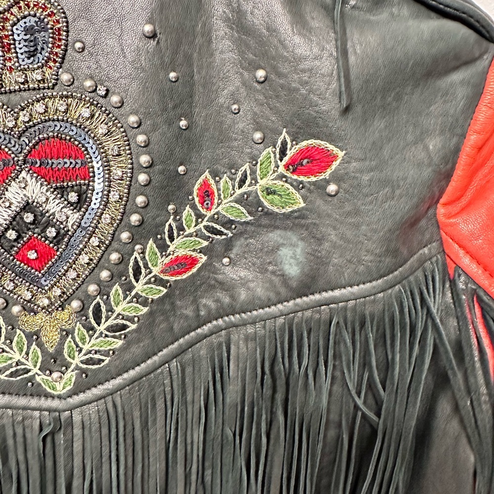 Unique leather jacket - Picture 2 of 5